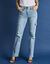 Jean droit cargo (bleached)