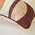 Coussin imprimé géométrique (taupe)