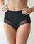 Culotte microfibre taille haute – lot de 2 (noir)