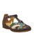 Sandales salomées cuir largeur confort (marine)