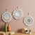 Lot de 3 miroirs macramé (naturel)