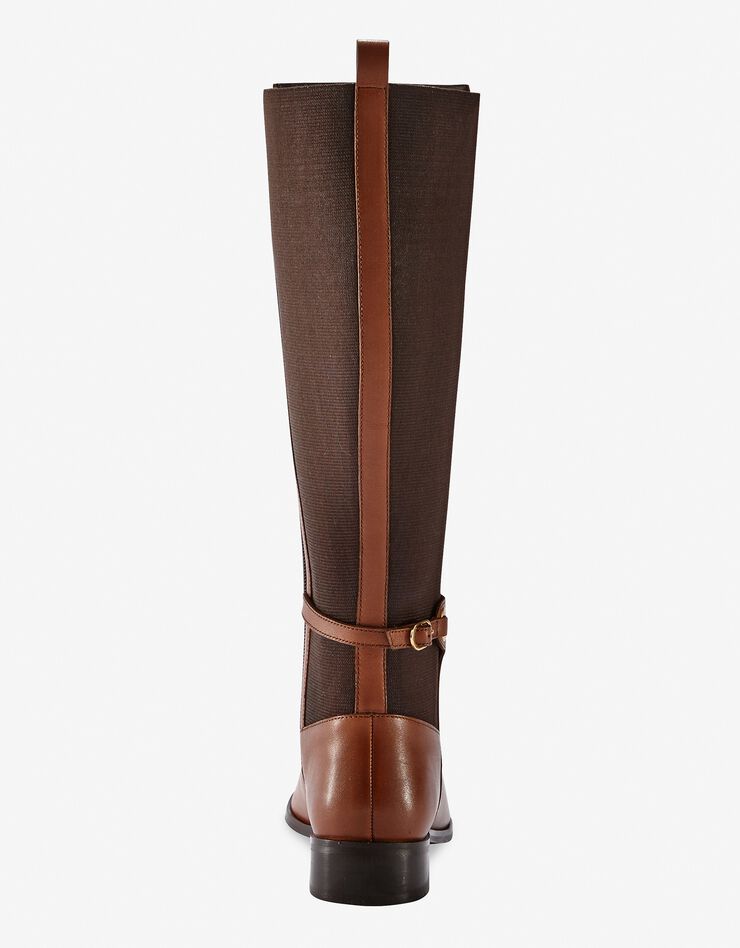 bottes cavalières marron