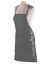 Tablier bavette uni, brodé "Le chef en cuisine" (anthracite)