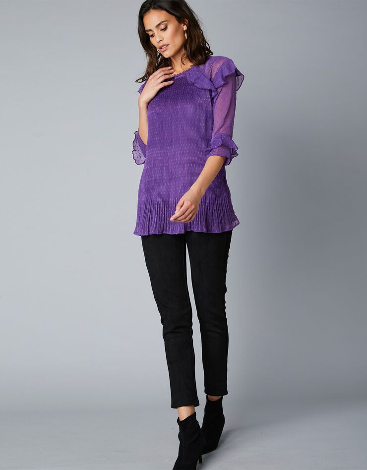 Legging en suédine, taille élastiquée (noir) Legging en suédine, taille élastiquée (noir)