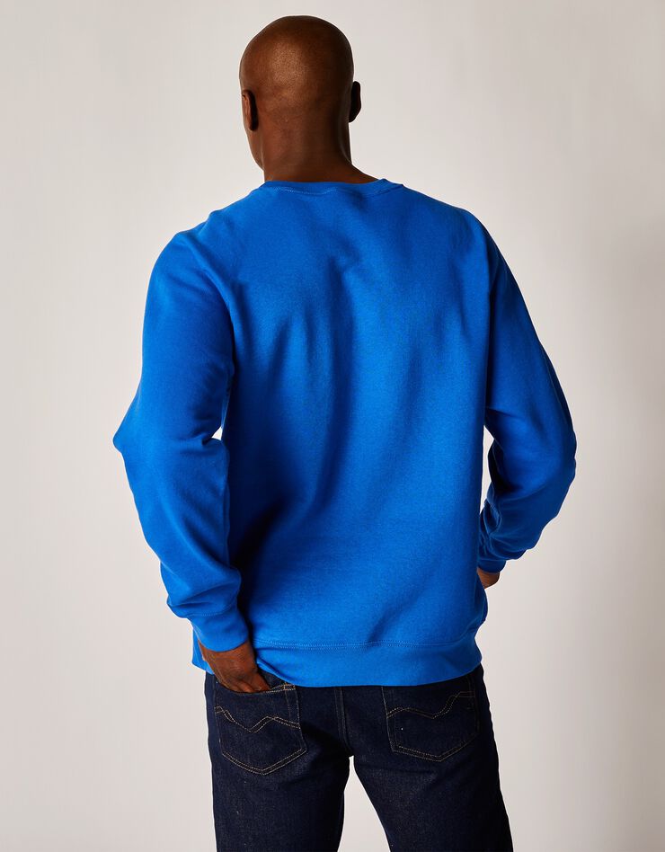 Sweat homme molleton imprimé, collection LEM (bleu) Sweat homme molleton imprimé, collection LEM (bleu)