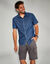 Chemise pressionnée manches courtes (stone)