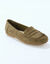 Mocassins souples textile microfibre (kaki)