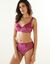 Soutien-gorge forme emboîtante uni et imprimé fleuri Tropea sans armatures - lot de 2 (prune + violine)
