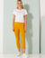 Legging 3/4, bas boutonné (curry)
