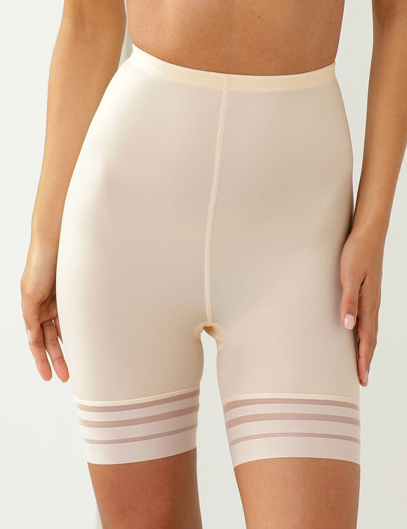 Panty  maille fantaisie gainante  - maintien intense (peau)