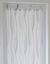 Vitrage voile imprimé vagues finition pattes (gris)