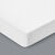 Protège-matelas imperméable molleton coton recyclé bonnets 29 cm (blanc)