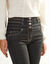 Jean droit taille haute - grande stature (black)