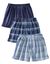 Caleçon flottant tissé teint - lot de 3 (bleu)