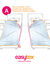 Couette Twin s&eacute;parable 350 g/m&sup2;  (blanc)