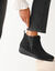 Boots compens&eacute;es cuir souple certifi&eacute; LWG (noir)