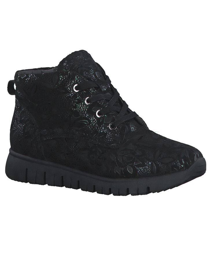 Bottines dessus cuir - largeur confort (noir) Bottines dessus cuir - largeur confort (noir)