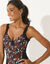 Maillot de bain 1 pièce Tarafa (noir / paprika)