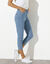 Pantacourt coupe fuselée, denim (bleached)
