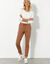 Pantalon jogpant ceinture élastiquée molleton  (caramel)