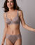 Soutien-gorge maille satinée et dentelle Salford avec armatures - lot de 2 (chocolat + taupe)