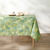 Nappe toile cirée imprimée Feuillages (vert)