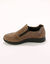 Baskets zipp&eacute;es sp&eacute;cial pieds sensibles en tissu extensible  (taupe)