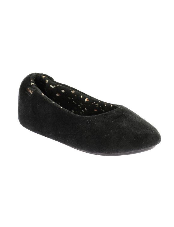 Pantoufles ballerines noir (noir)