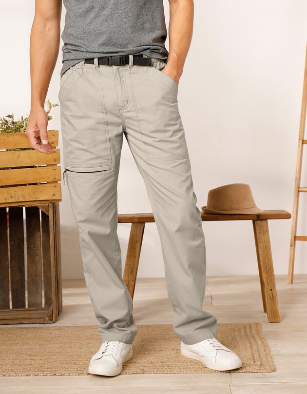 Pantalon + ceinture assortie (sable)