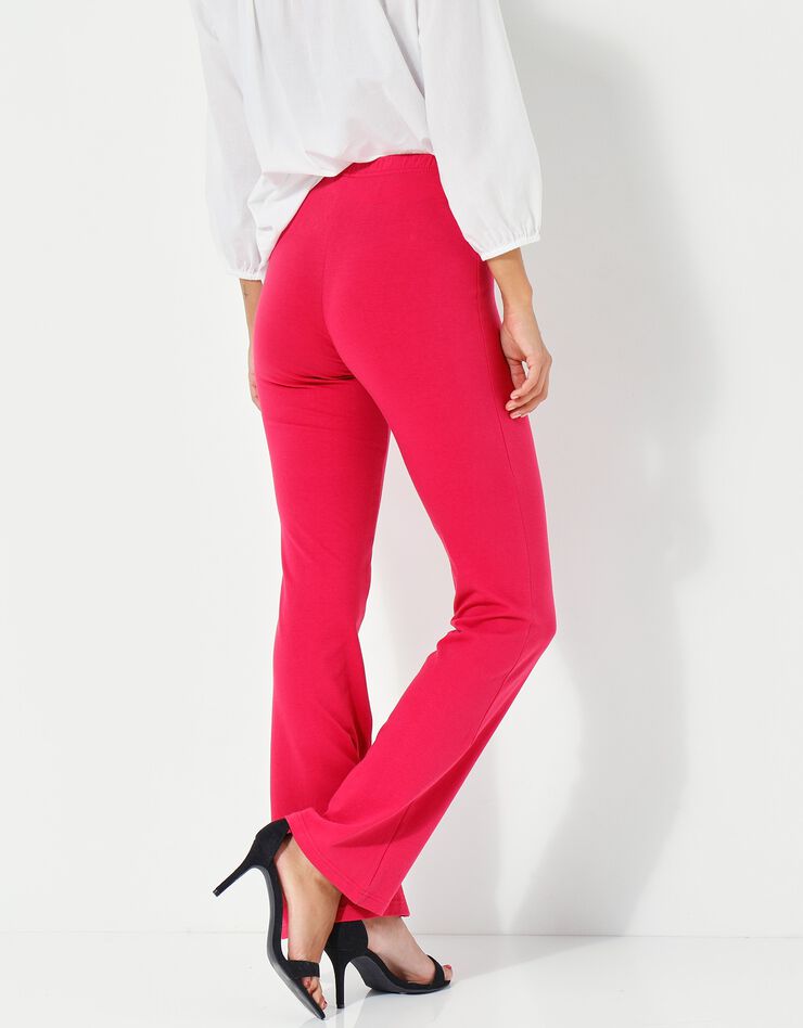 Legging bootcut uni, taille élastiquée (fuchsia) Legging bootcut uni, taille élastiquée (fuchsia)