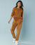 Pantalon 7/8&egrave;me en velours, Sp&eacute;cial Petites (miel)