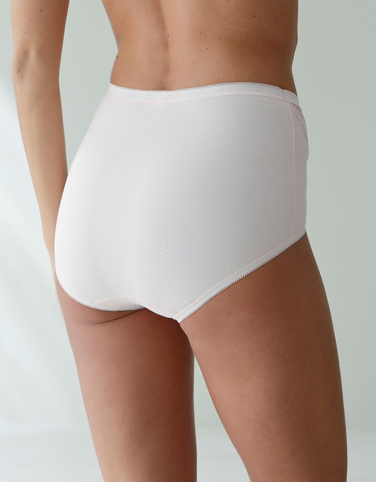Culotte super maxi dentelle - lot de 3 (kaki + rose + terracotta) Culotte super maxi dentelle - lot de 3 (kaki + rose + terracotta)
