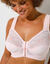 Soutien-gorge dentelle et microfibre agrafage devant - sans armatures (rose)