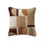Coussin imprimé géométrique (taupe)