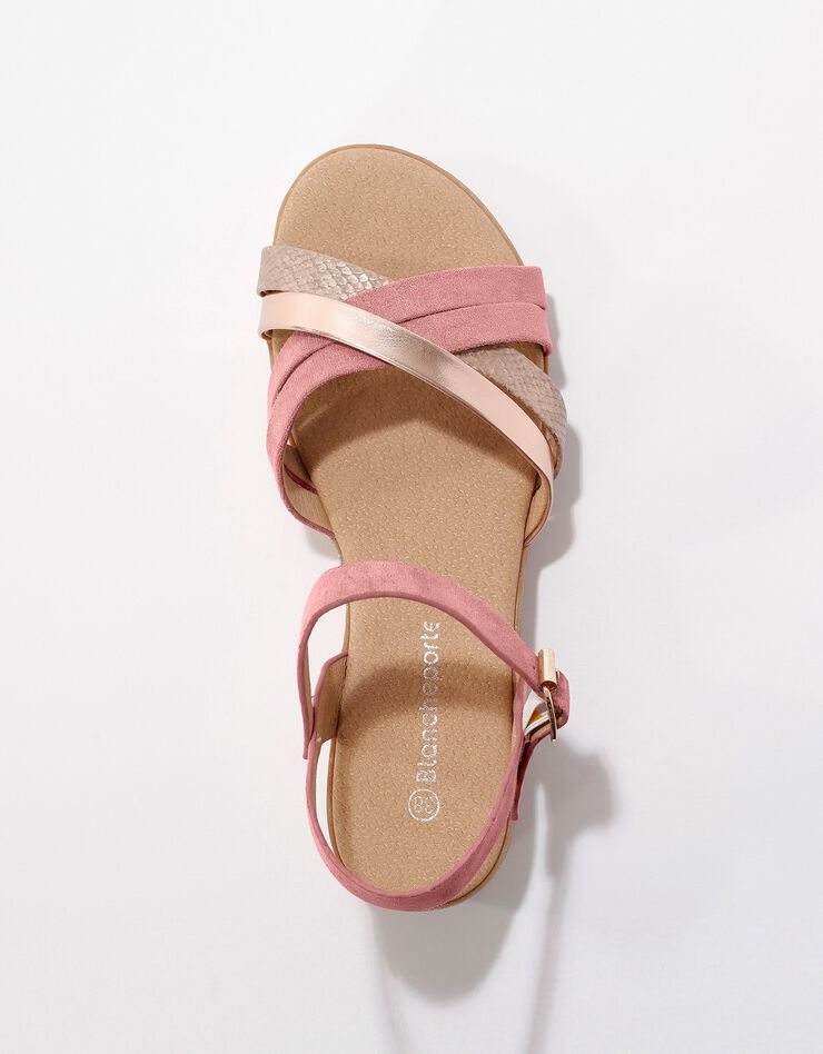 Sandales multibrides - beige/rosé (beige / rose) Sandales multibrides - beige/rosé (beige / rose)