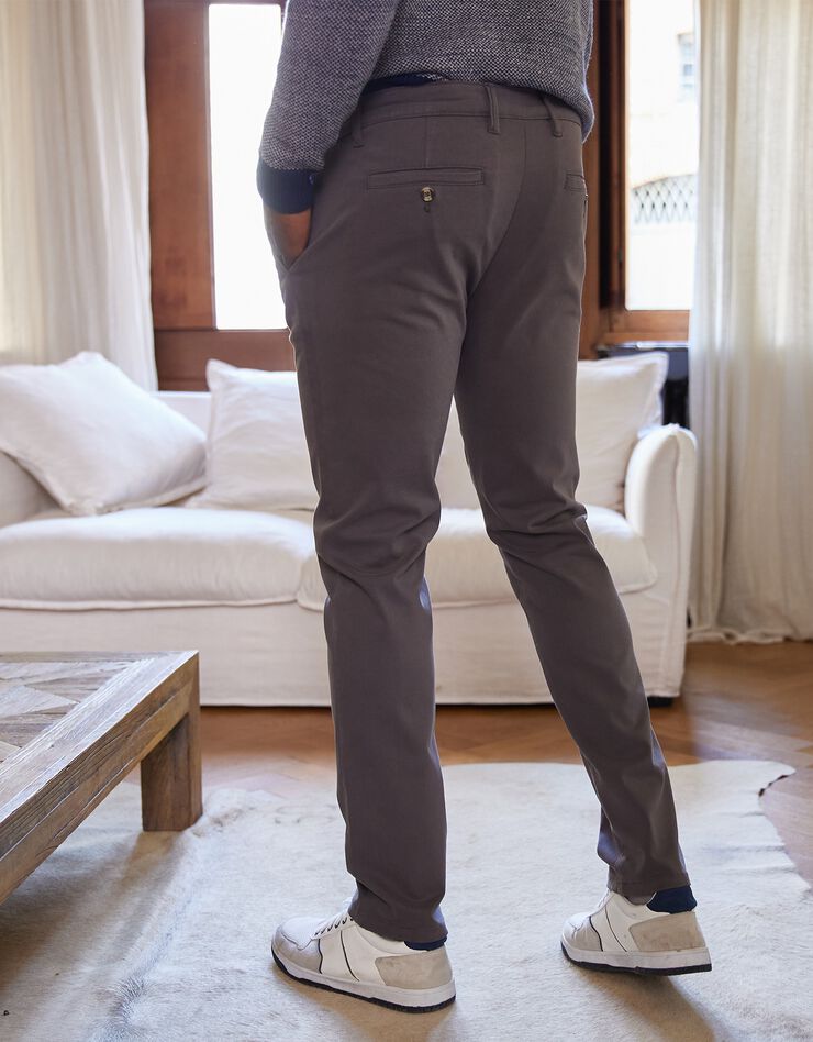 Pantalon chino toile gabardine (anthracite) Pantalon chino toile gabardine (anthracite)