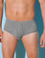 Slip ouvert taille haute - lot de 2 (gris chiné)