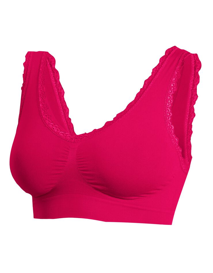 Soutien-gorge brassière Bravolace Bravo™ - lot de 3 (rose/rouge/fuchsia) Soutien-gorge brassière Bravolace Bravo™ - lot de 3 (rose/rouge/fuchsia)
