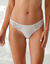String microfibre et dentelle stretch - lot de 2 (noir + ivoire)