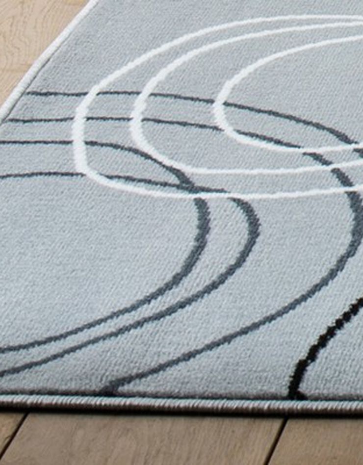 Tapis motifs cercles (gris) Tapis motifs cercles (gris)