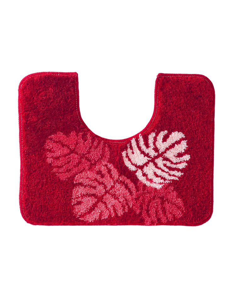 Tapis de bain motif jungle (prune) Tapis de bain motif jungle (prune)