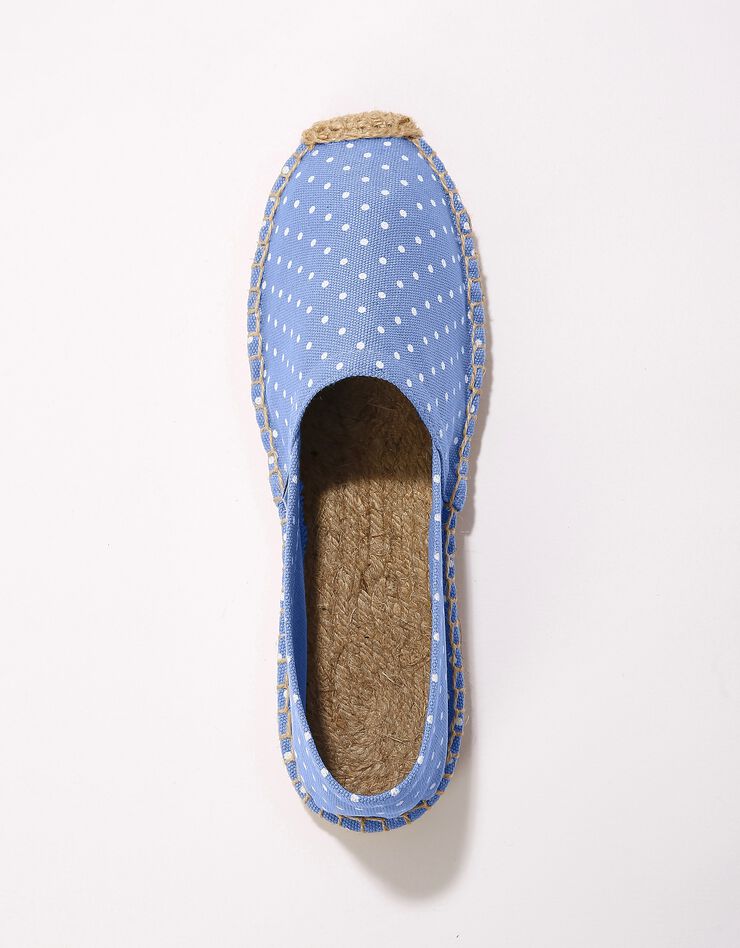 Espadrilles imprimées pois (bleu) Espadrilles imprimées pois (bleu)
