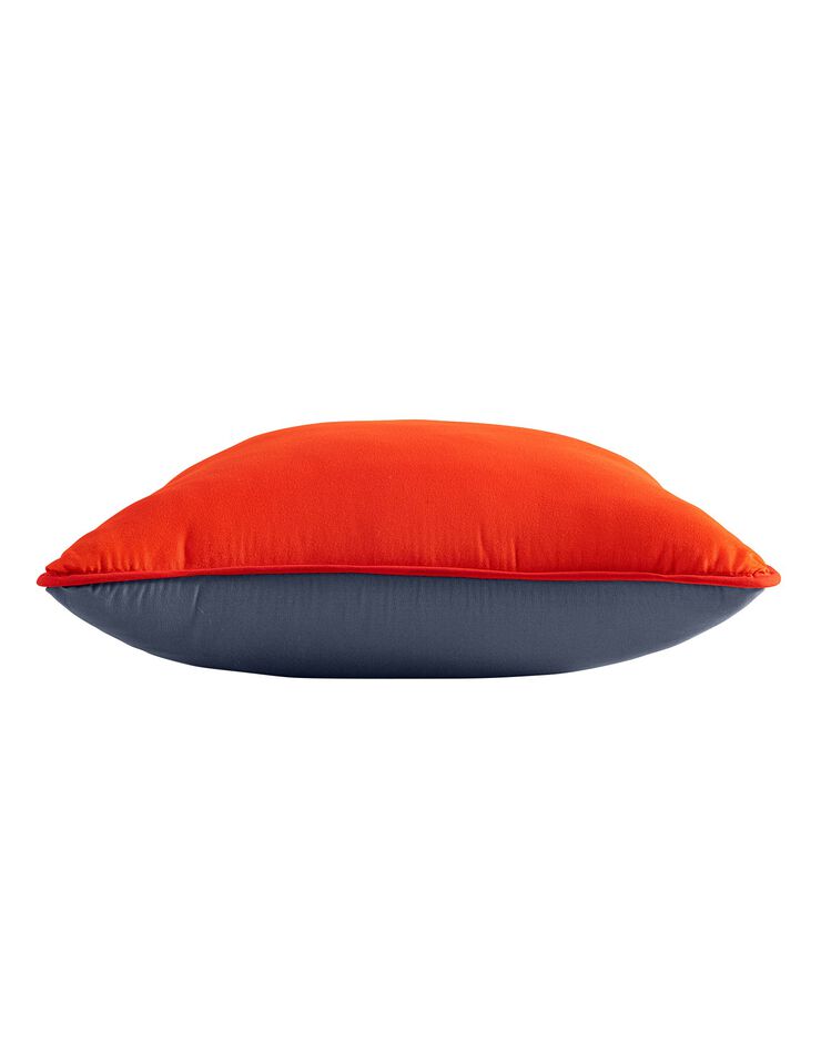 Couette bicolore microfibre 350g/m2 (anthracite / rouge)
