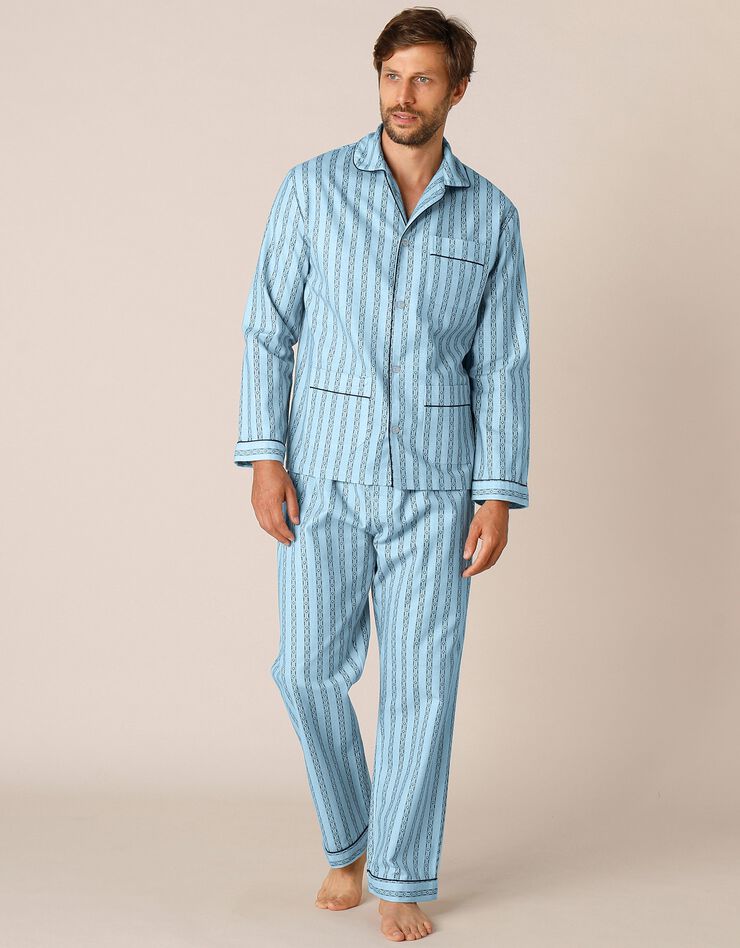 Pyjama - pilou coton (bleu) Pyjama - pilou coton (bleu)