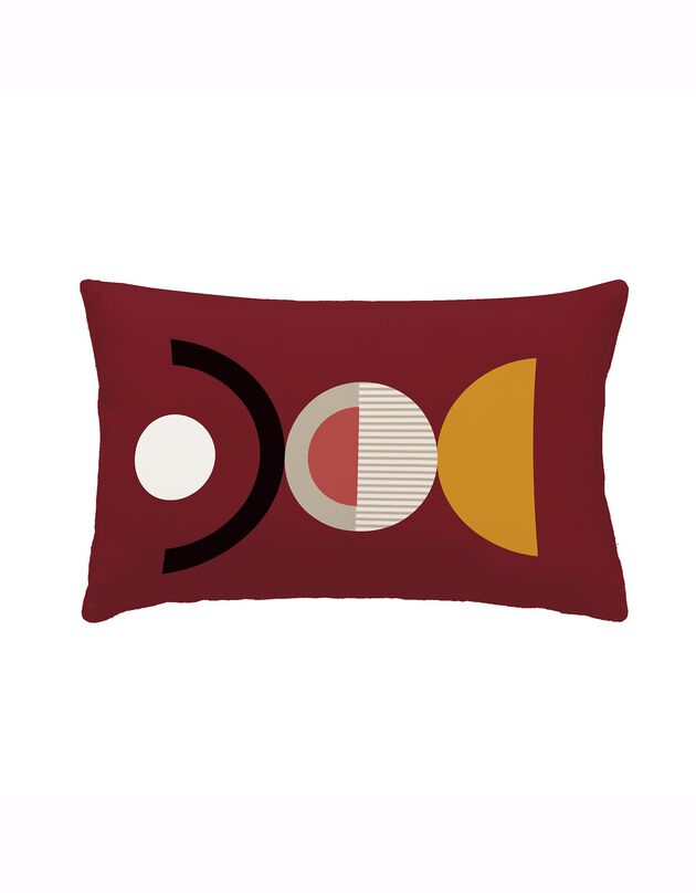 Coussin forme géométrique (terracotta)