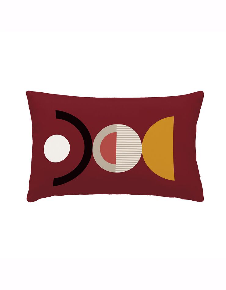 Coussin forme géométrique (terracotta)
