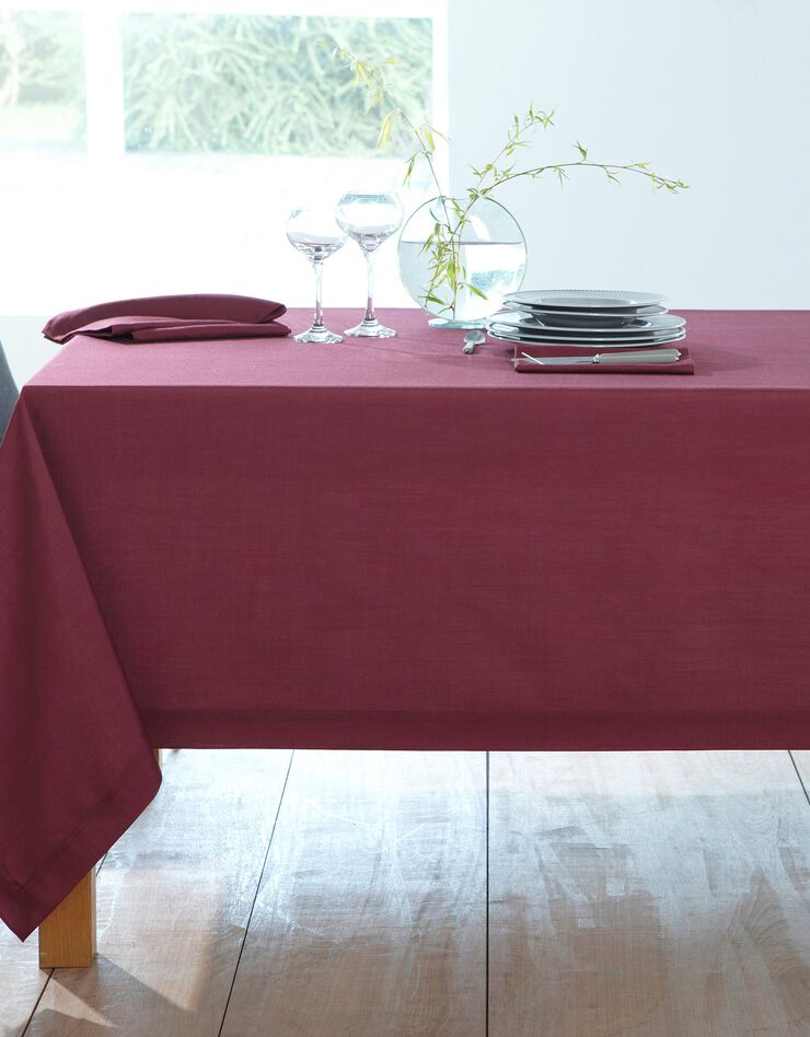 Nappe aspect lin (grenat) Nappe aspect lin (grenat)
