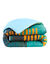 Couette microfibre imprimée Savane  400 g/m² (émeraude)