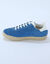 Baskets vintage croûte de cuir colorées (bleu)