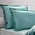 Linge de lit uni - percale de coton 72 fils/cm&sup2; (eucalyptus)